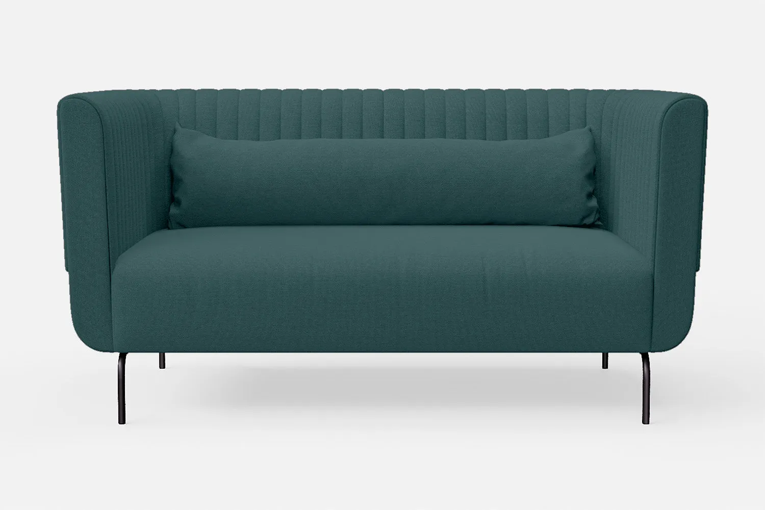 Jackson 2 Seater Sofa Teal Linen Fabric