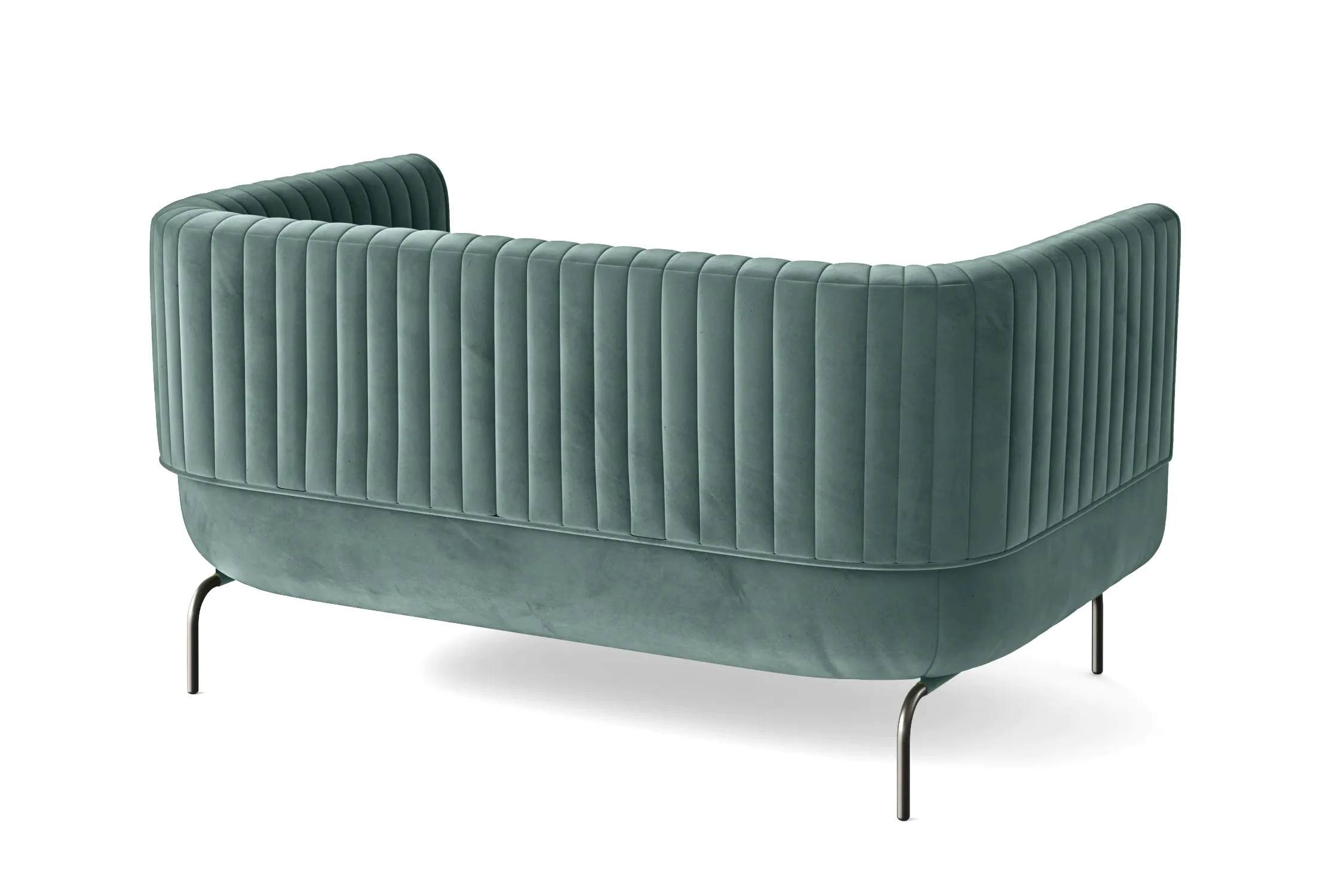 Jackson 2 Seater Sofa Teal Velvet