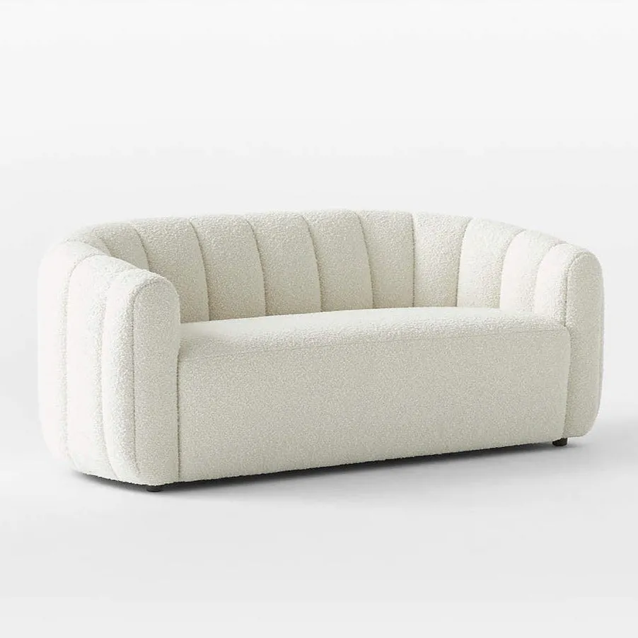 Kenston Boucle Curve Sofa