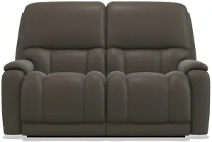 La-Z-Boy Greyson Tar Reclining Loveseat with Headrest