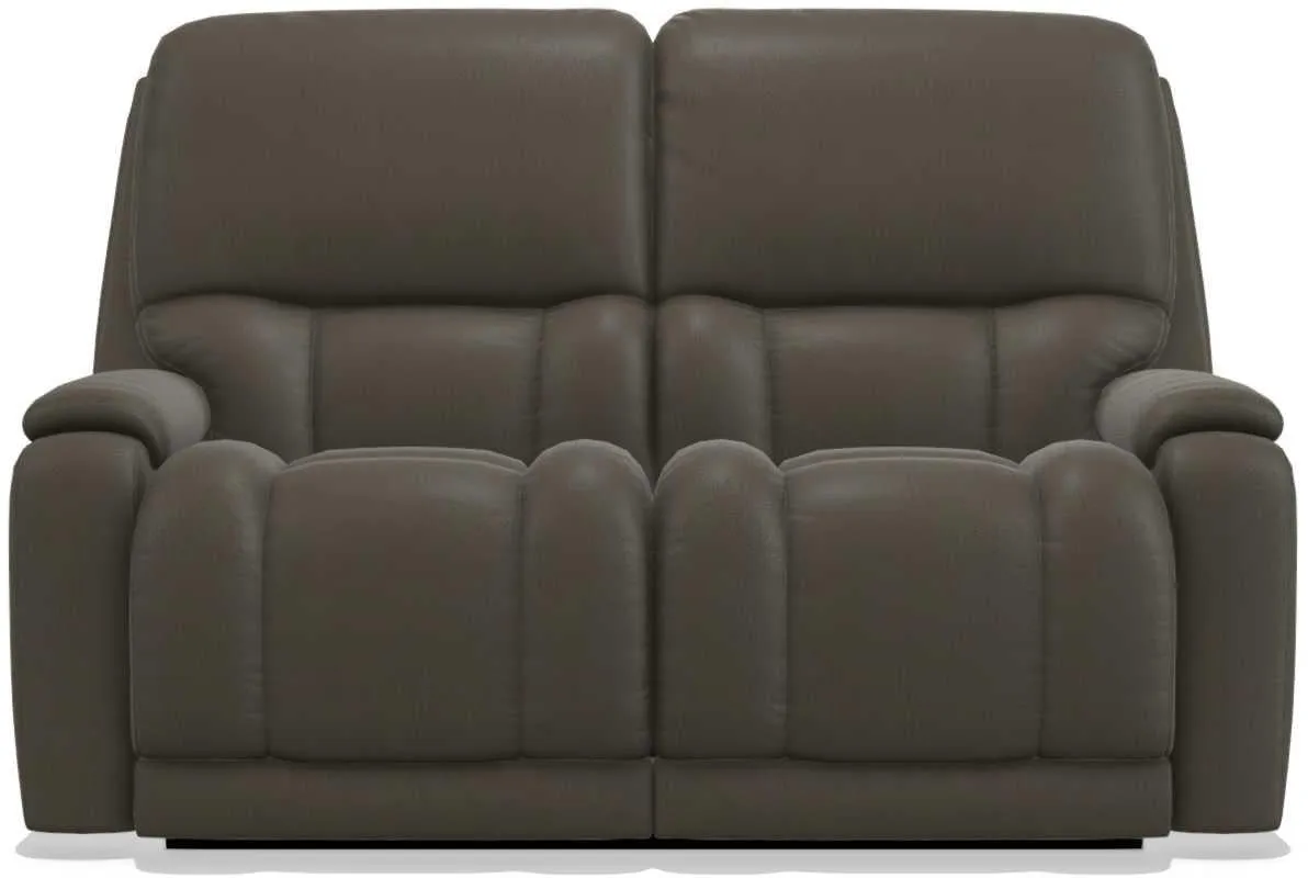 La-Z-Boy Greyson Tar Reclining Loveseat with Headrest