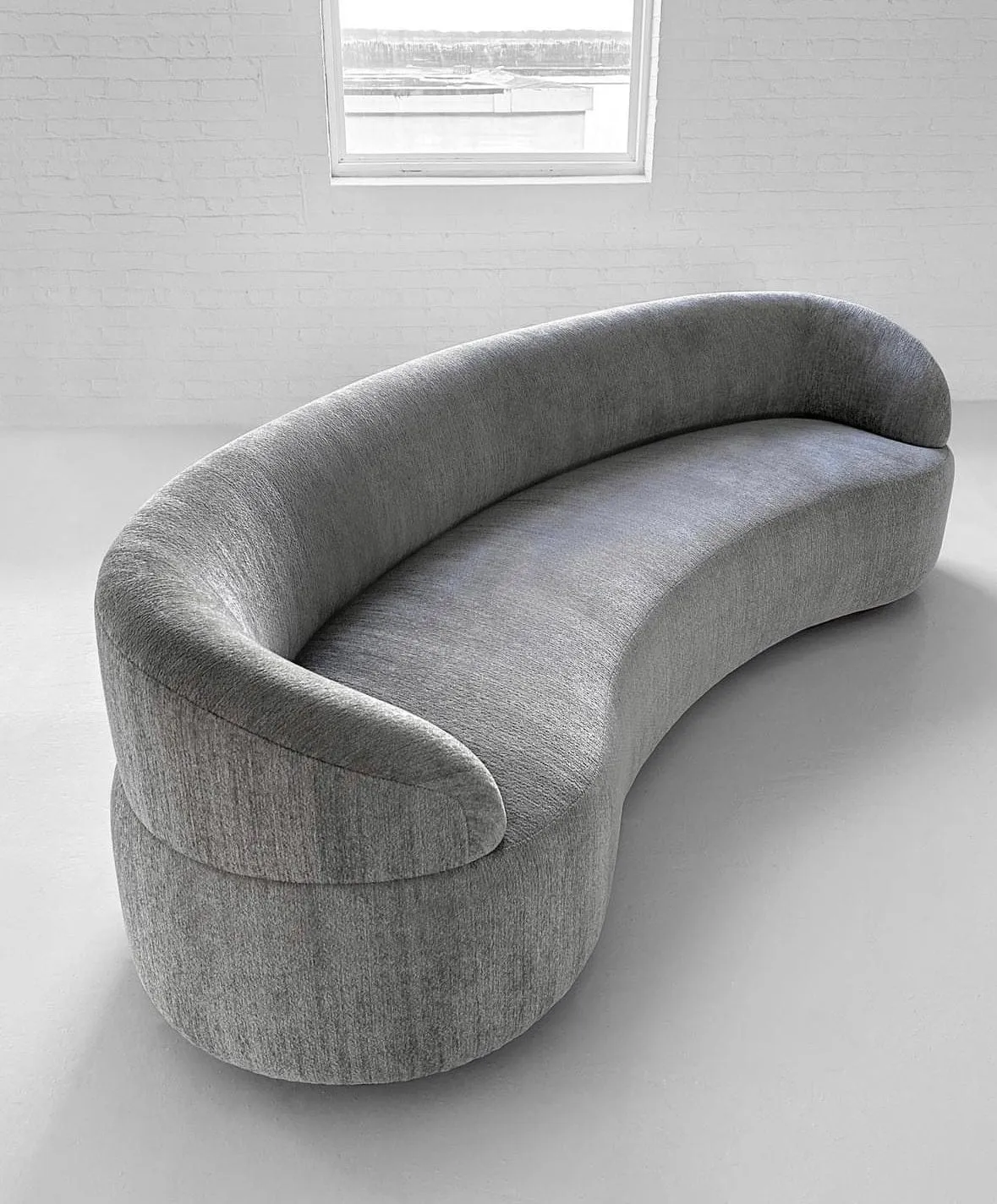 Lionel Performance Boucle Curve Sofa