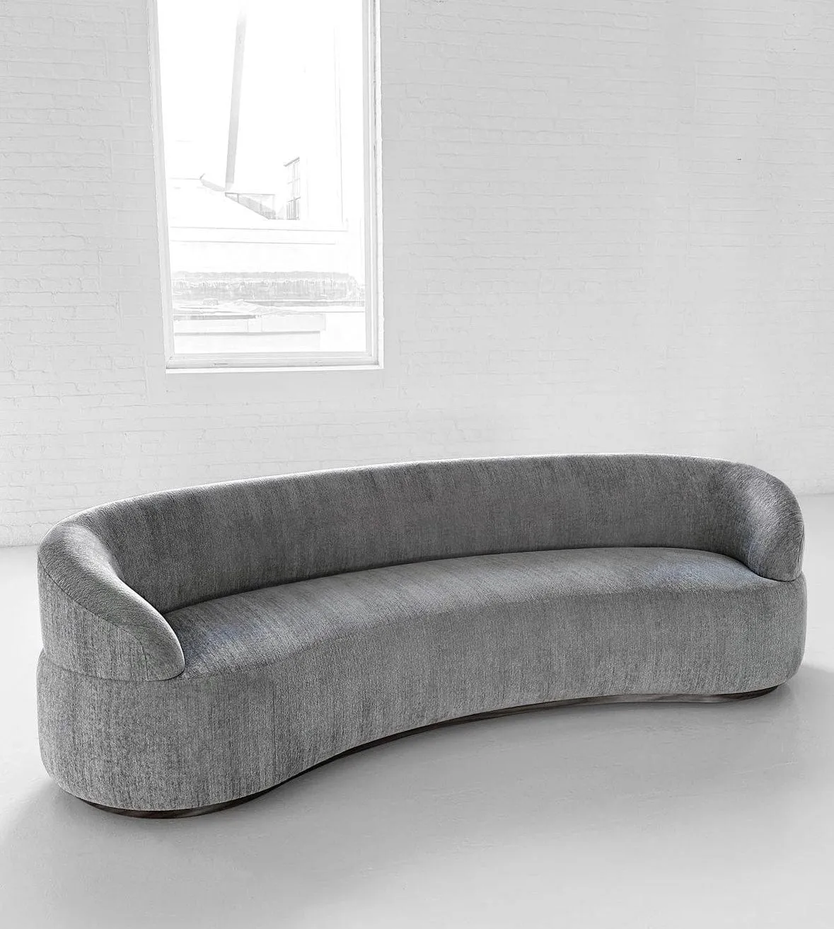 Lionel Performance Boucle Curve Sofa