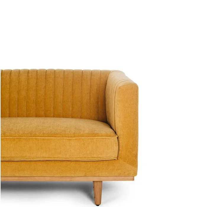 Madison 3 Seater Velvet - Honey Gold