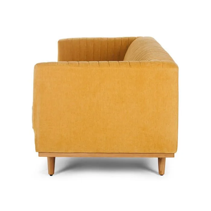 Madison 3 Seater Velvet - Honey Gold