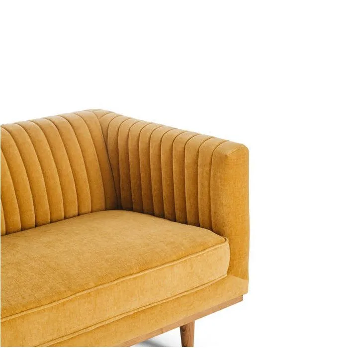 Madison 3 Seater Velvet - Honey Gold