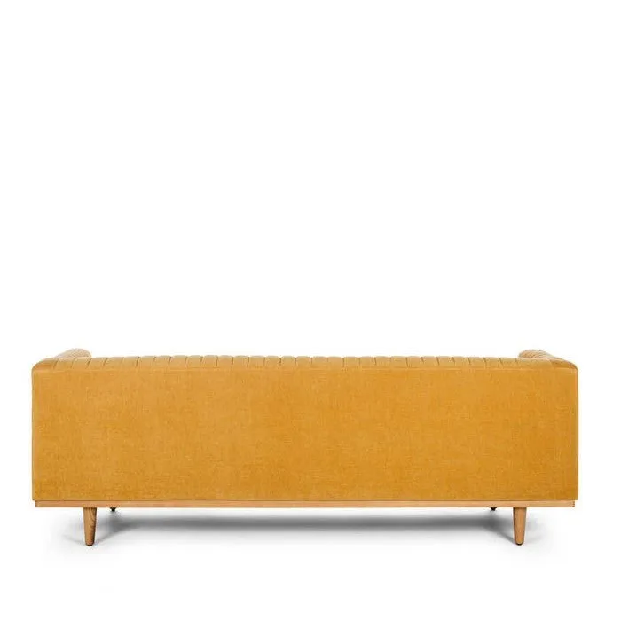 Madison 3 Seater Velvet - Honey Gold