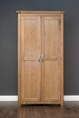 Manhattan 2 Door Oak Wardrobe