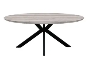 Manhattan Oval Table 1800mm - Grey