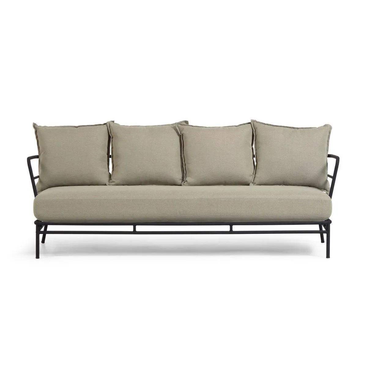 Mare Steel Frame Outdoor Sofa - Beige