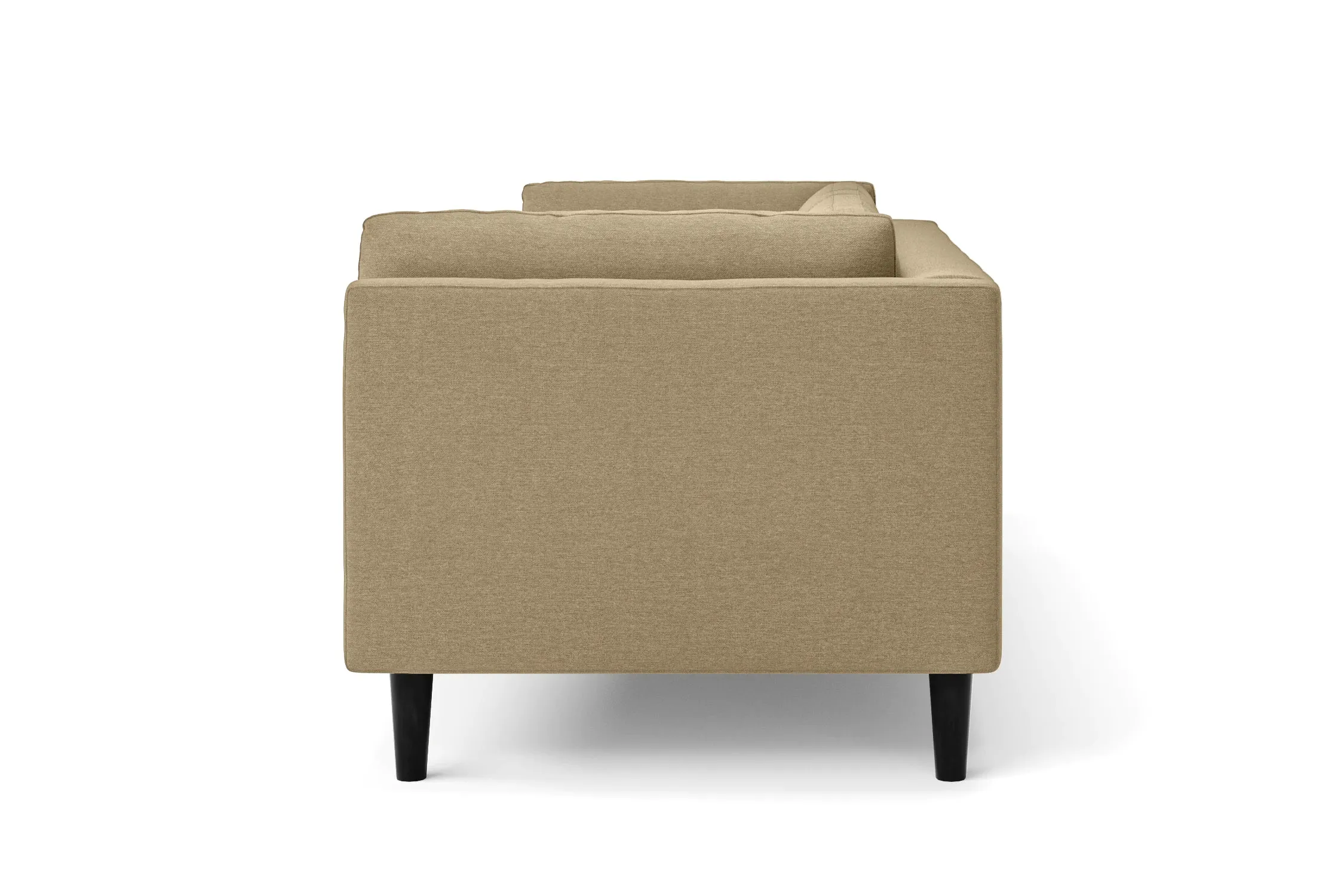 Matera 2 Seater Sofa Beige Linen Fabric