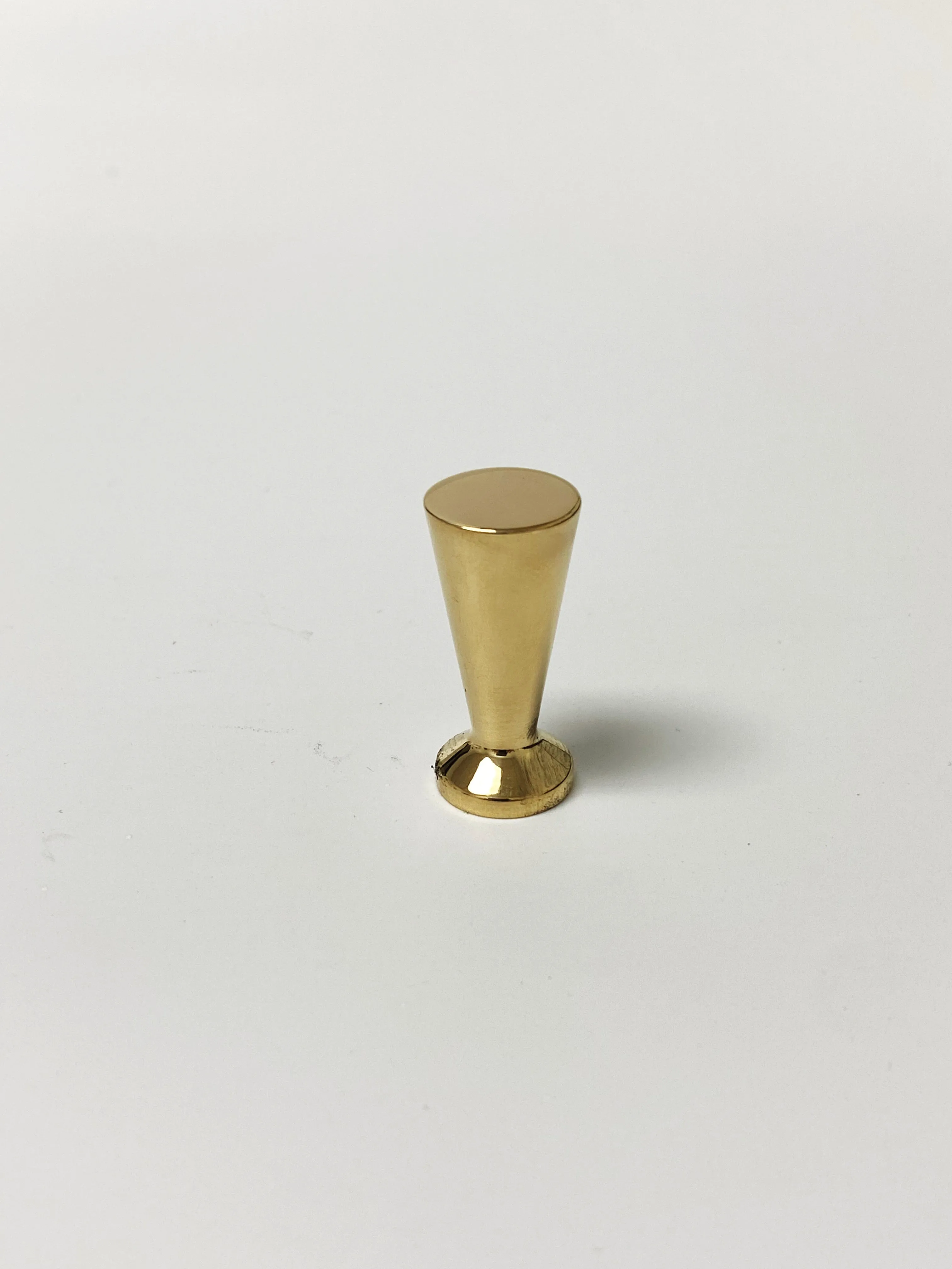 McCobb Style Polished Brass Mid-Century Modern Cabinet Knob