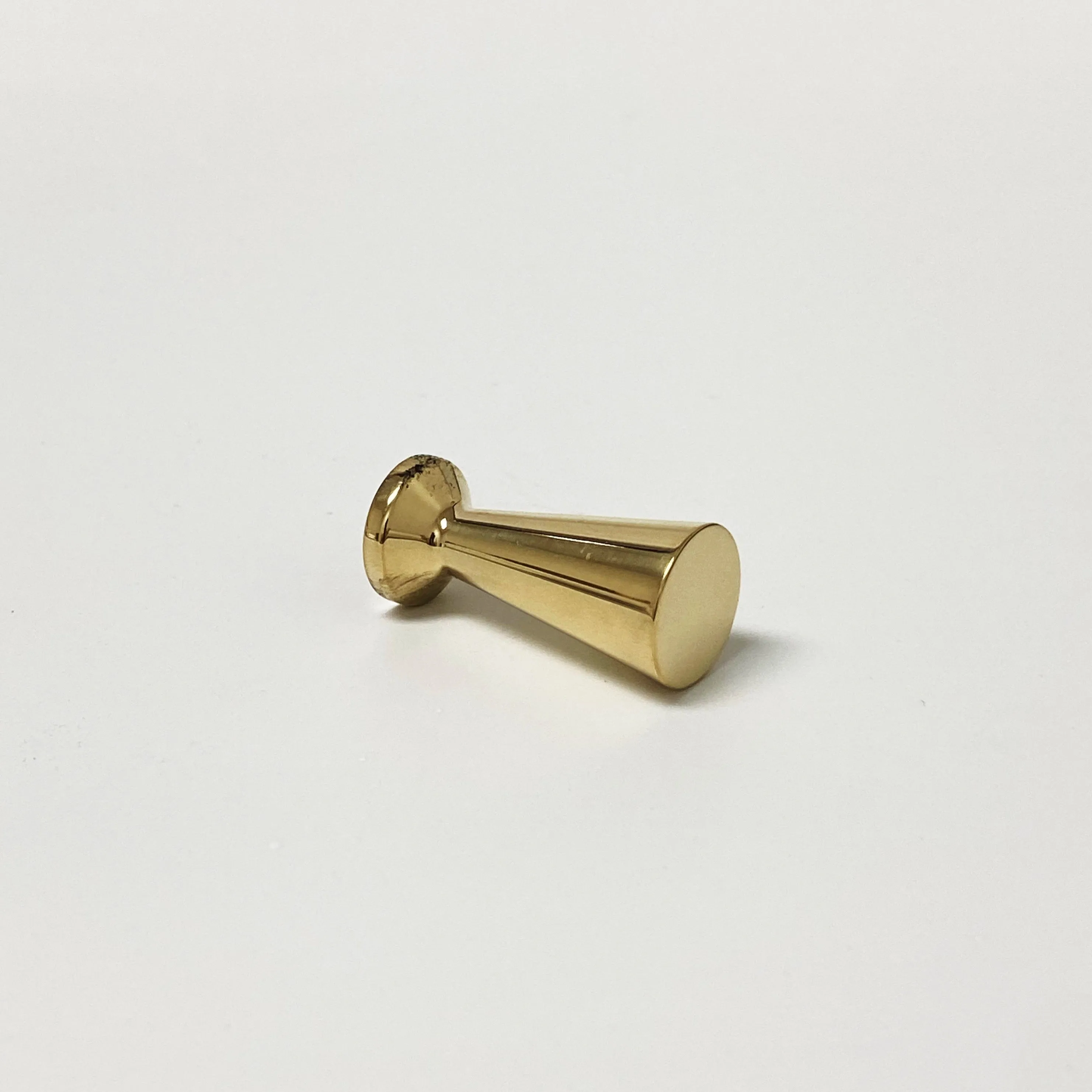 McCobb Style Polished Brass Mid-Century Modern Cabinet Knob