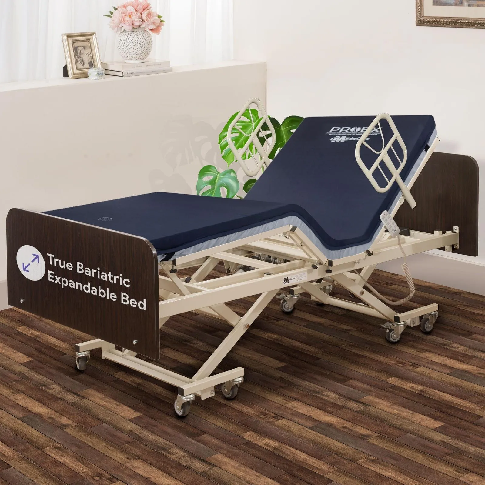 Medacure Adjustable Height Bariatric Hospital Bed & Built in Scale