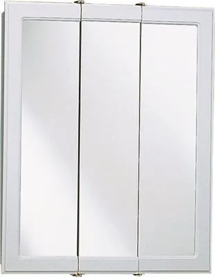 Medicine Cabinet Tri-View 24"X30" White