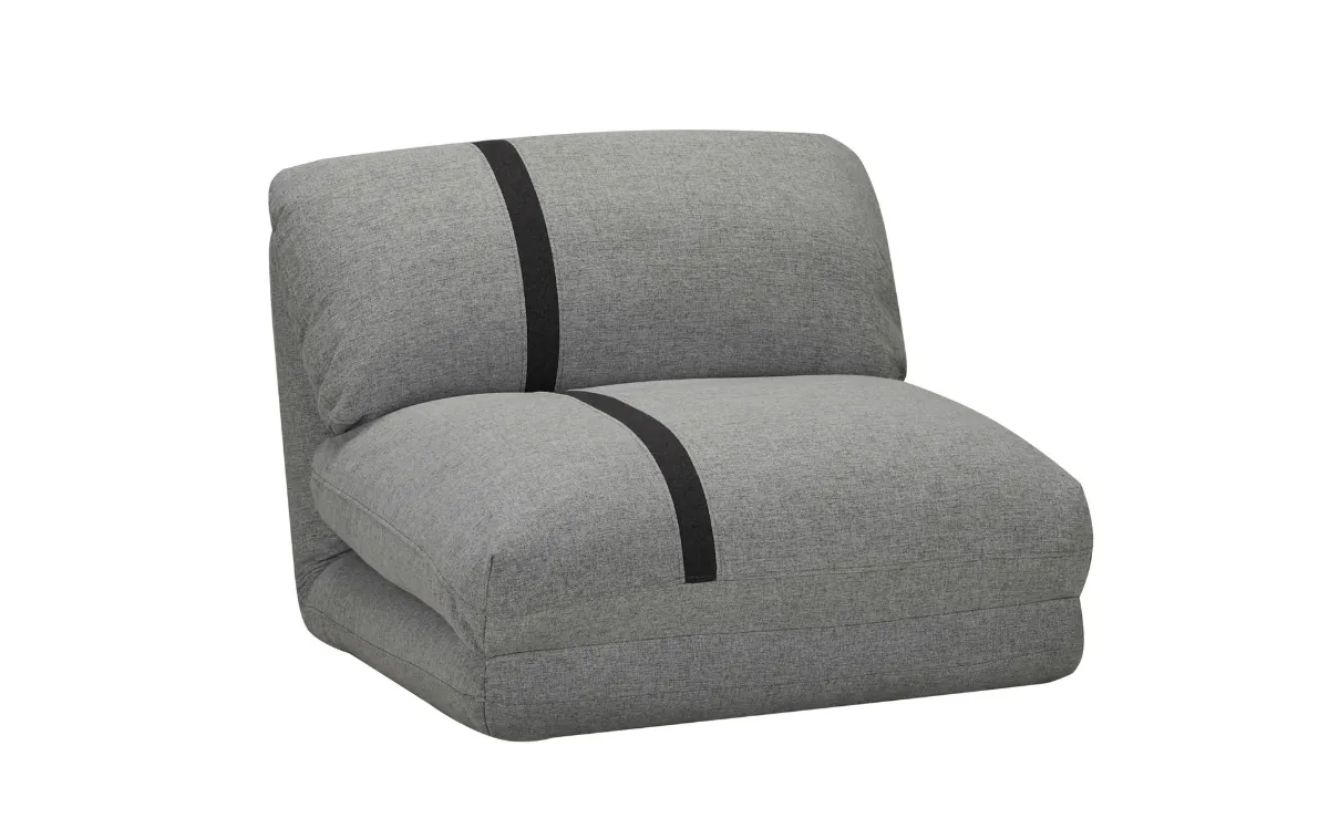 Milne Fabric Sofa Bed Light Grey