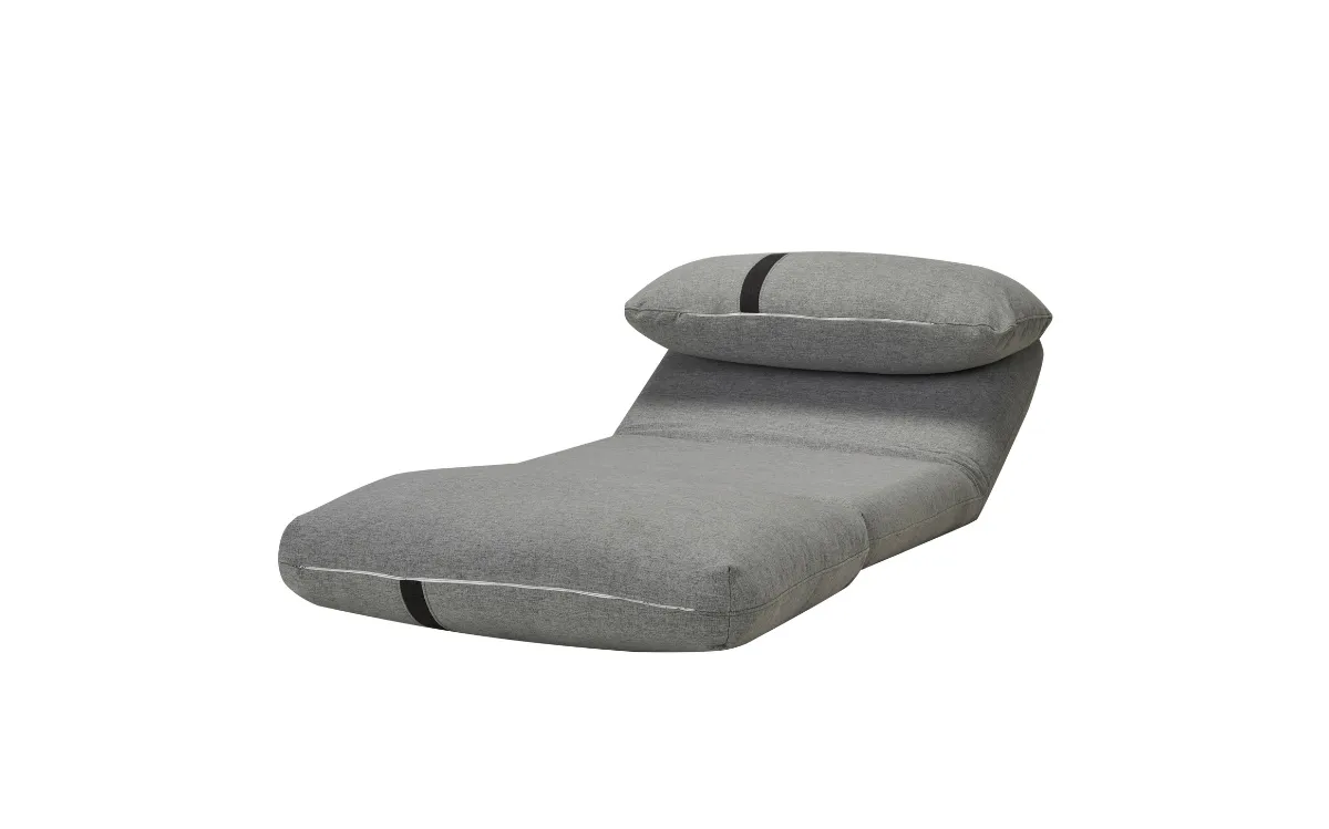 Milne Fabric Sofa Bed Light Grey