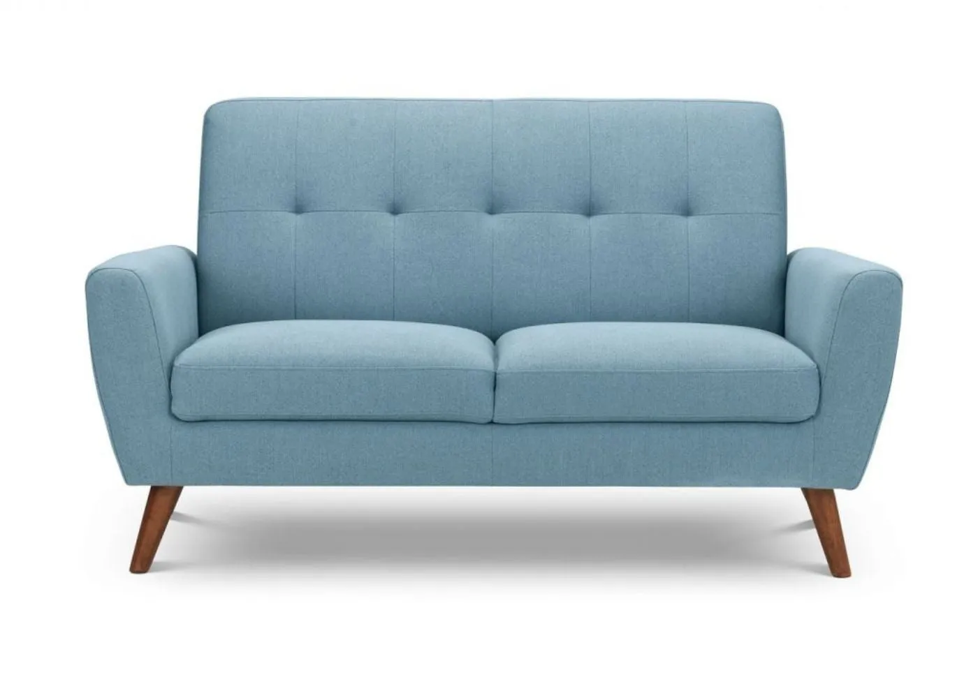 Monza Blue Compact Retro Sofa Range by Julian Bowen