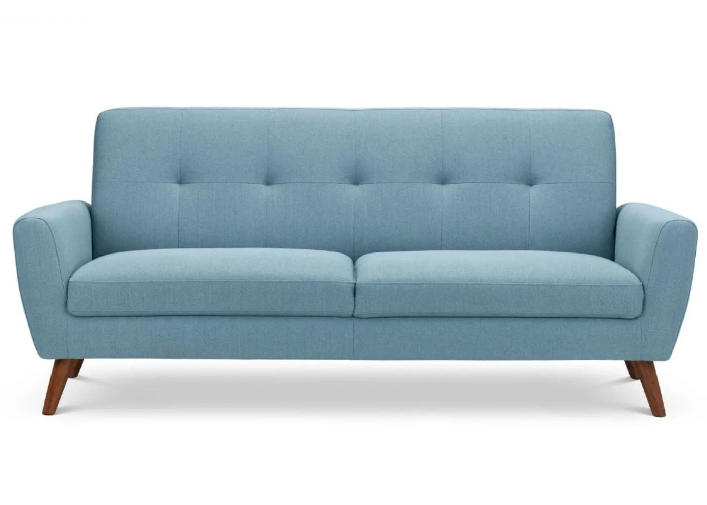 Monza Blue Compact Retro Sofa Range by Julian Bowen