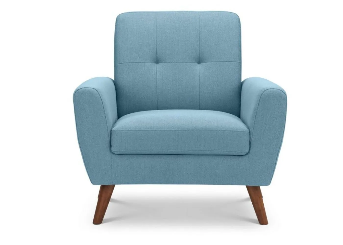 Monza Blue Compact Retro Sofa Range by Julian Bowen