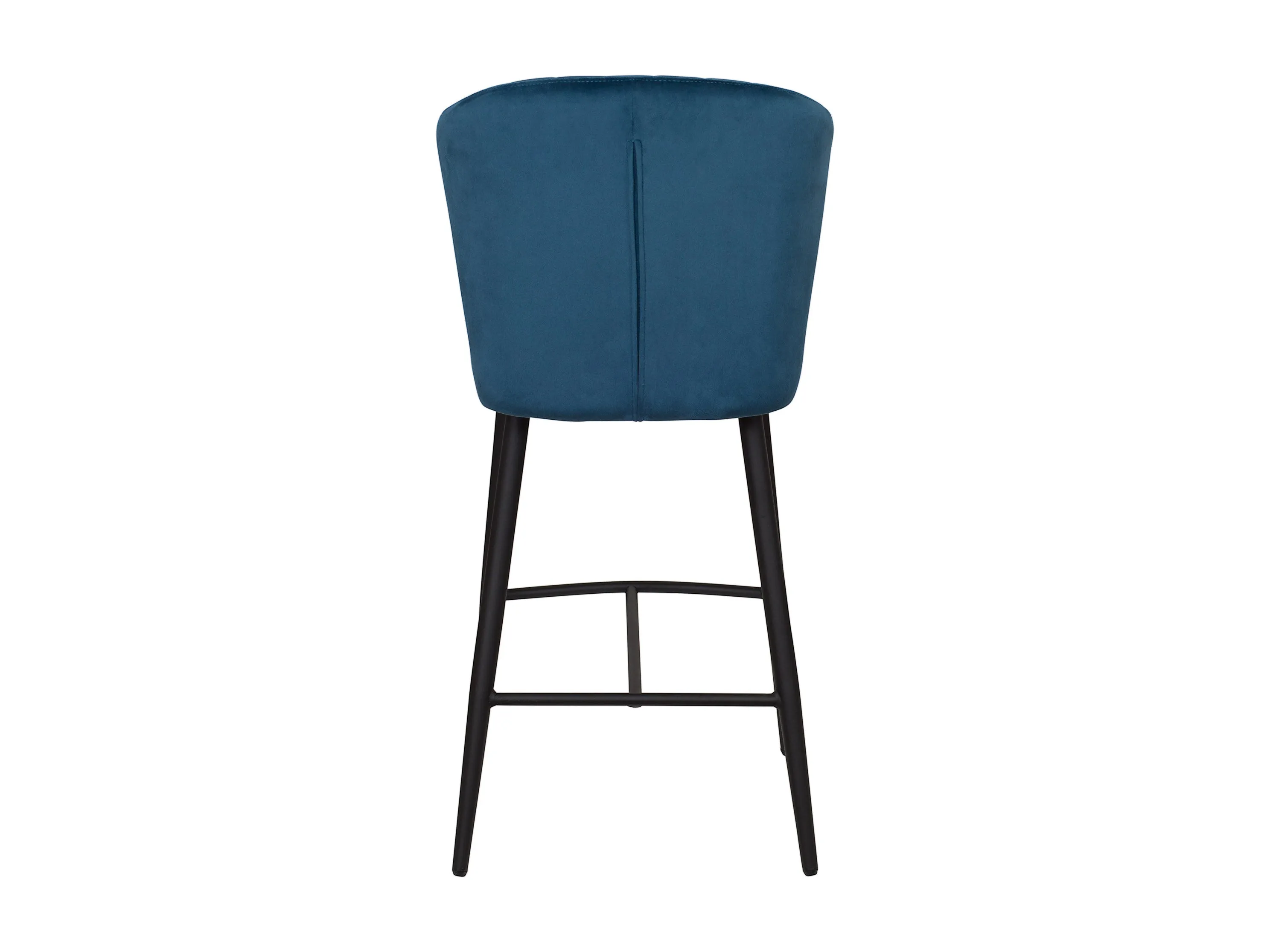 Navy Blue Metal Bar Stools, Set of 2