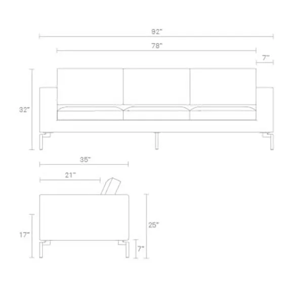 New Standard 92-Inch Sofa