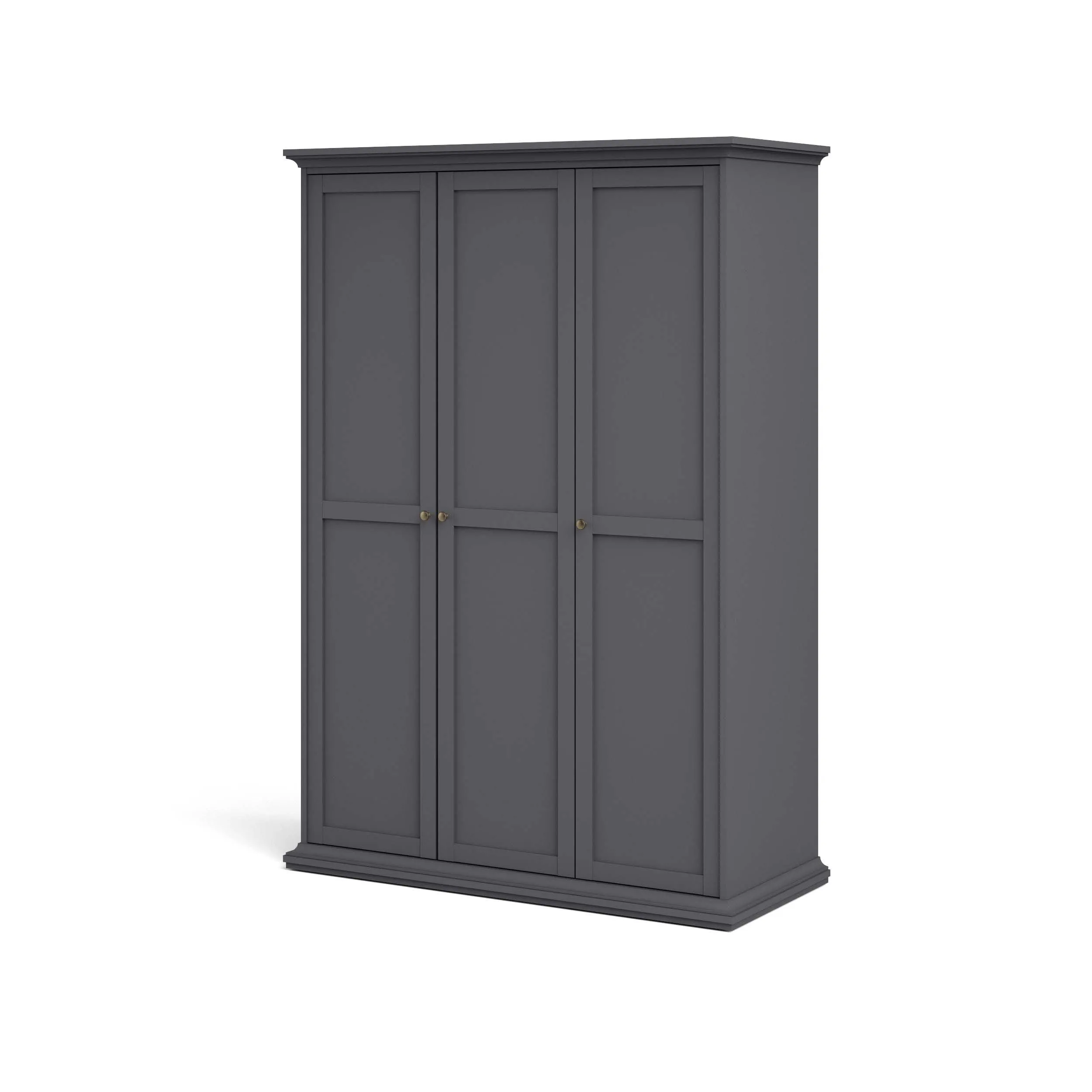 Paris Wardrobe with 3 Doors - Grey