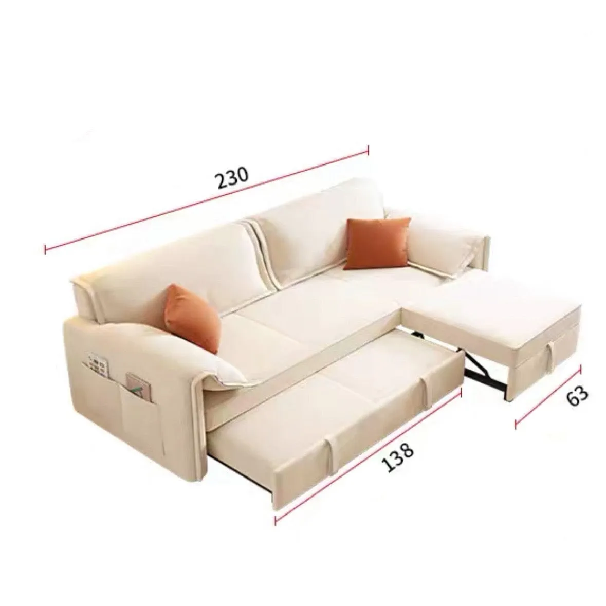 Percier Scratch Resistant Sofa Bed