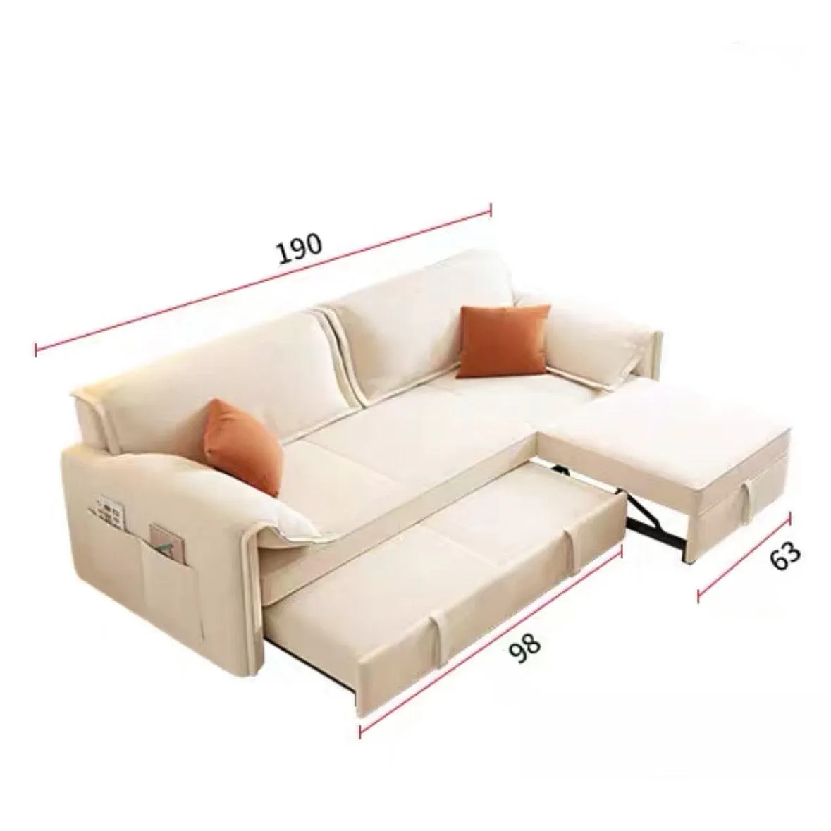 Percier Scratch Resistant Sofa Bed