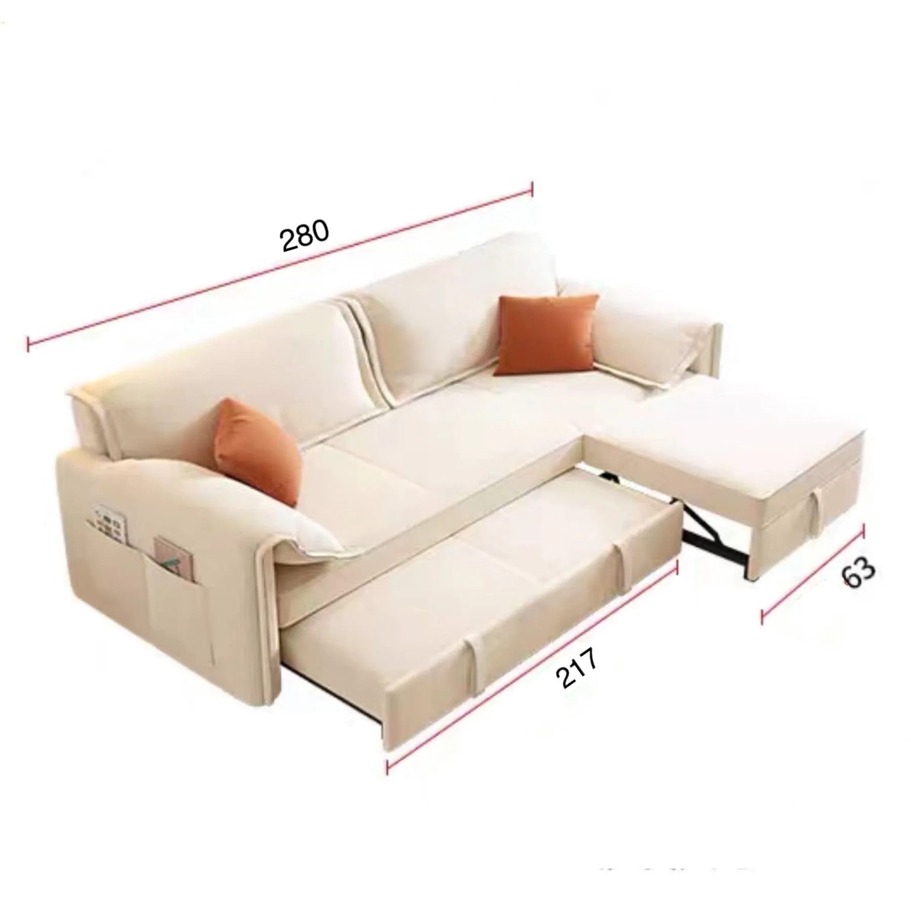 Percier Scratch Resistant Sofa Bed