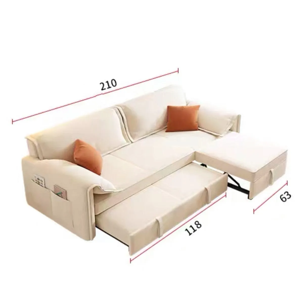 Percier Scratch Resistant Sofa Bed