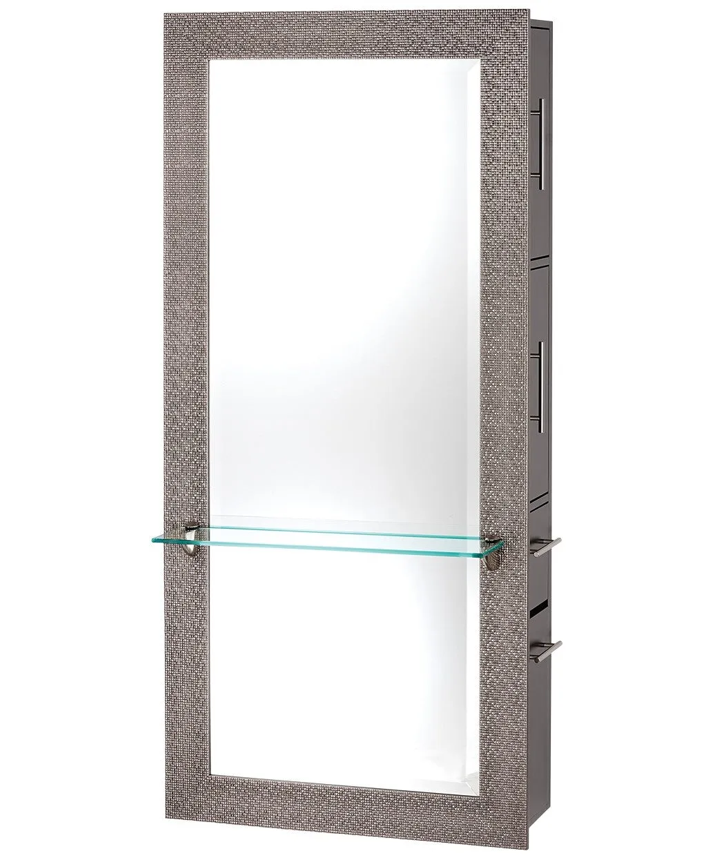 Pibbs Diamond Salon Mirror & Storage Server