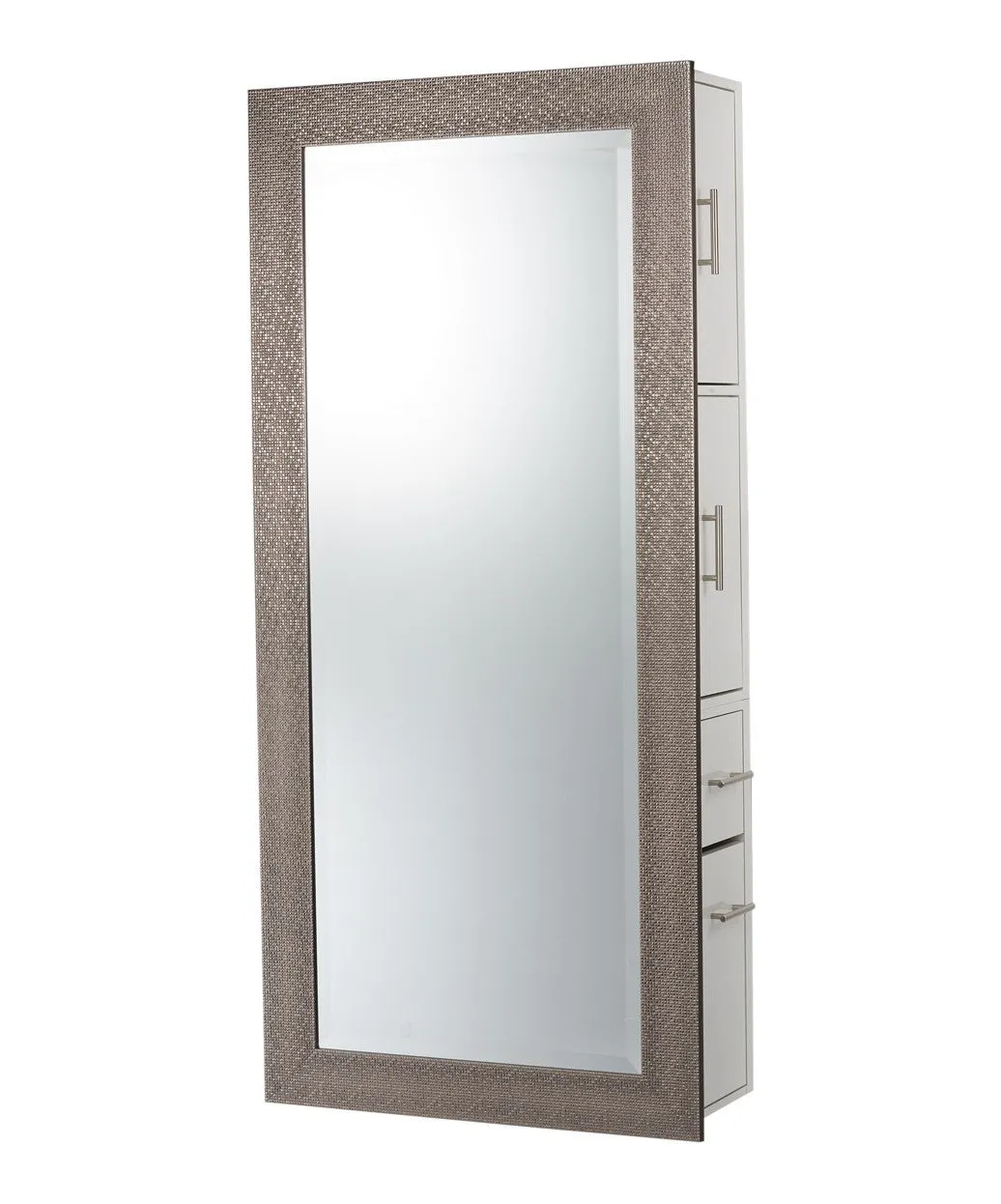 Pibbs Diamond Salon Mirror & Storage Server