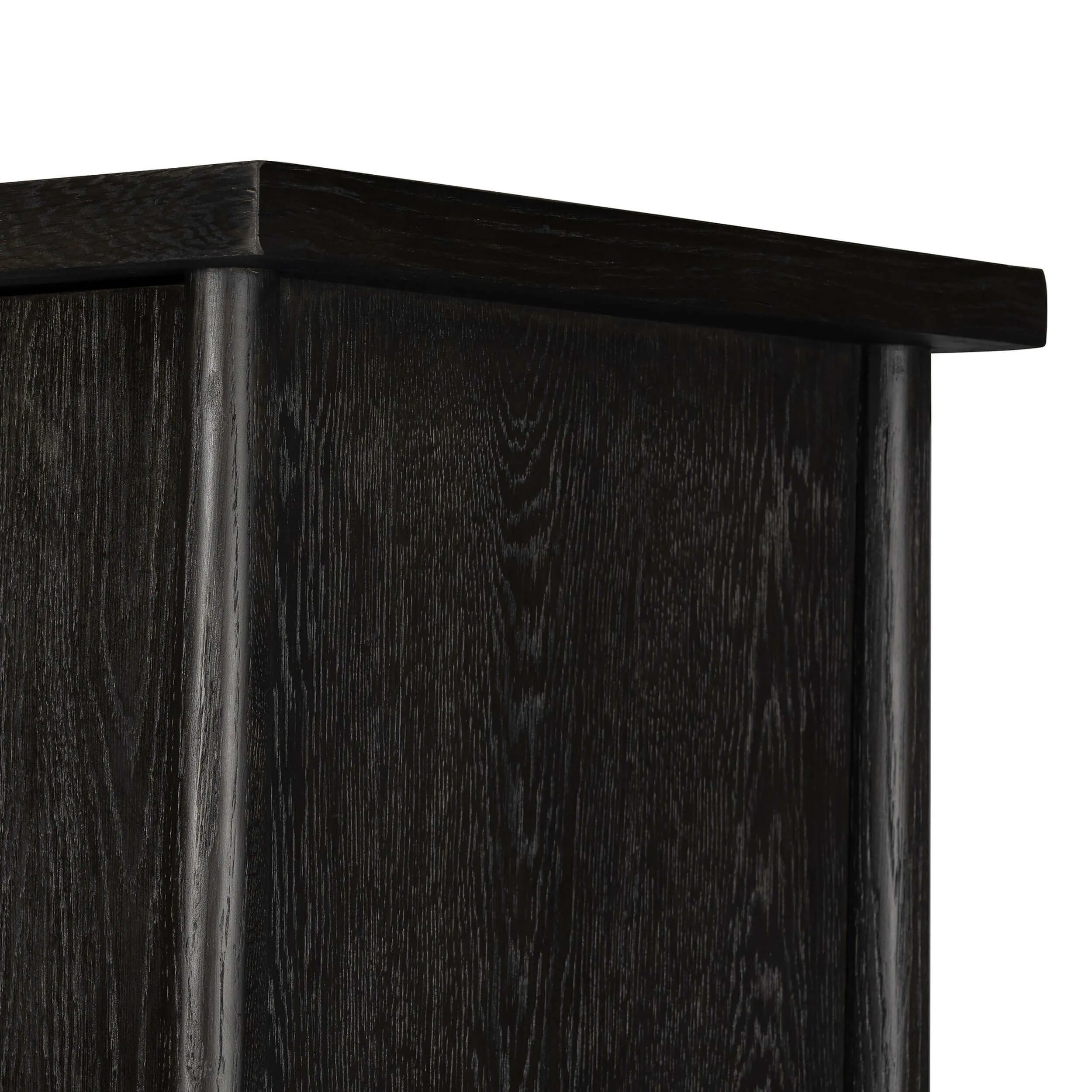 Renaud 3 Door Cabinet, Charcoal