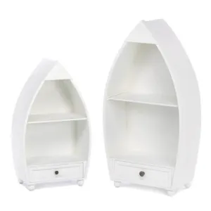 Rowboat Curio Cabinets