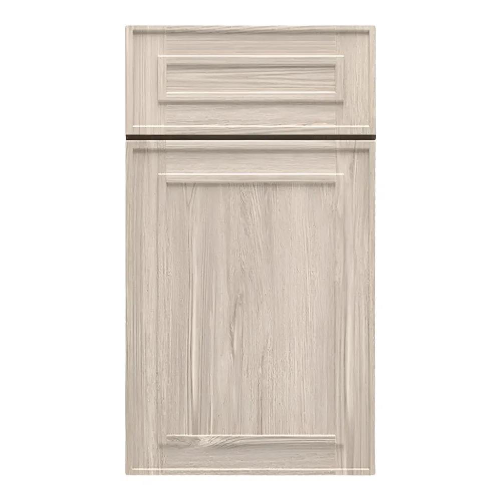 RTA - Elegant Shaker Ivory - 12"W x 42"H -Wall Decoration Glass Door