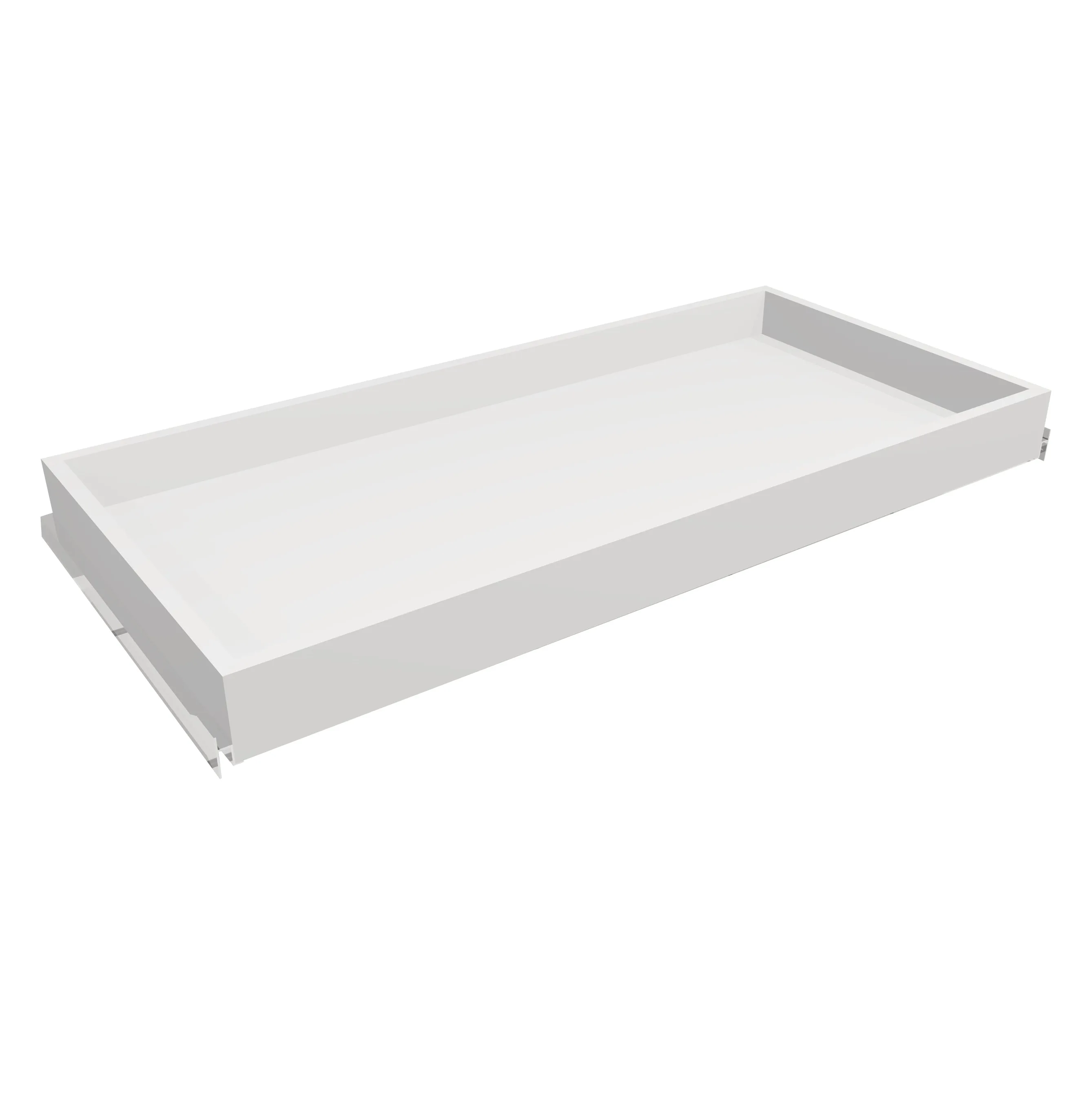 RTA - Glossy White - Roll Out Tray - Base Cabinet | 15" W