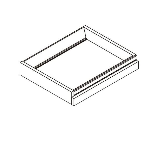 RTA - Glossy White - Roll Out Tray - Base Cabinet | 15" W