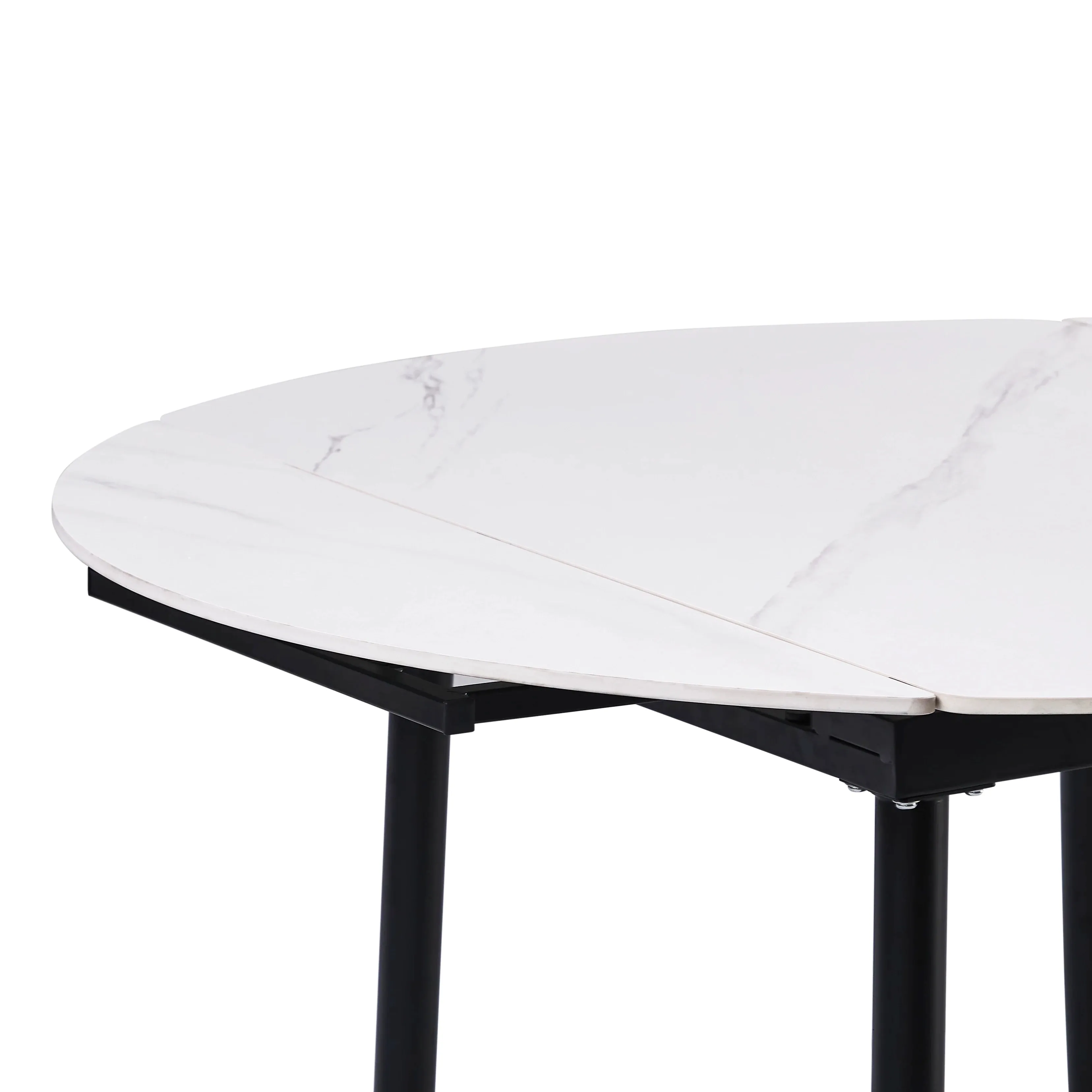 SEIREN Sintered Stone Extendable Round Table