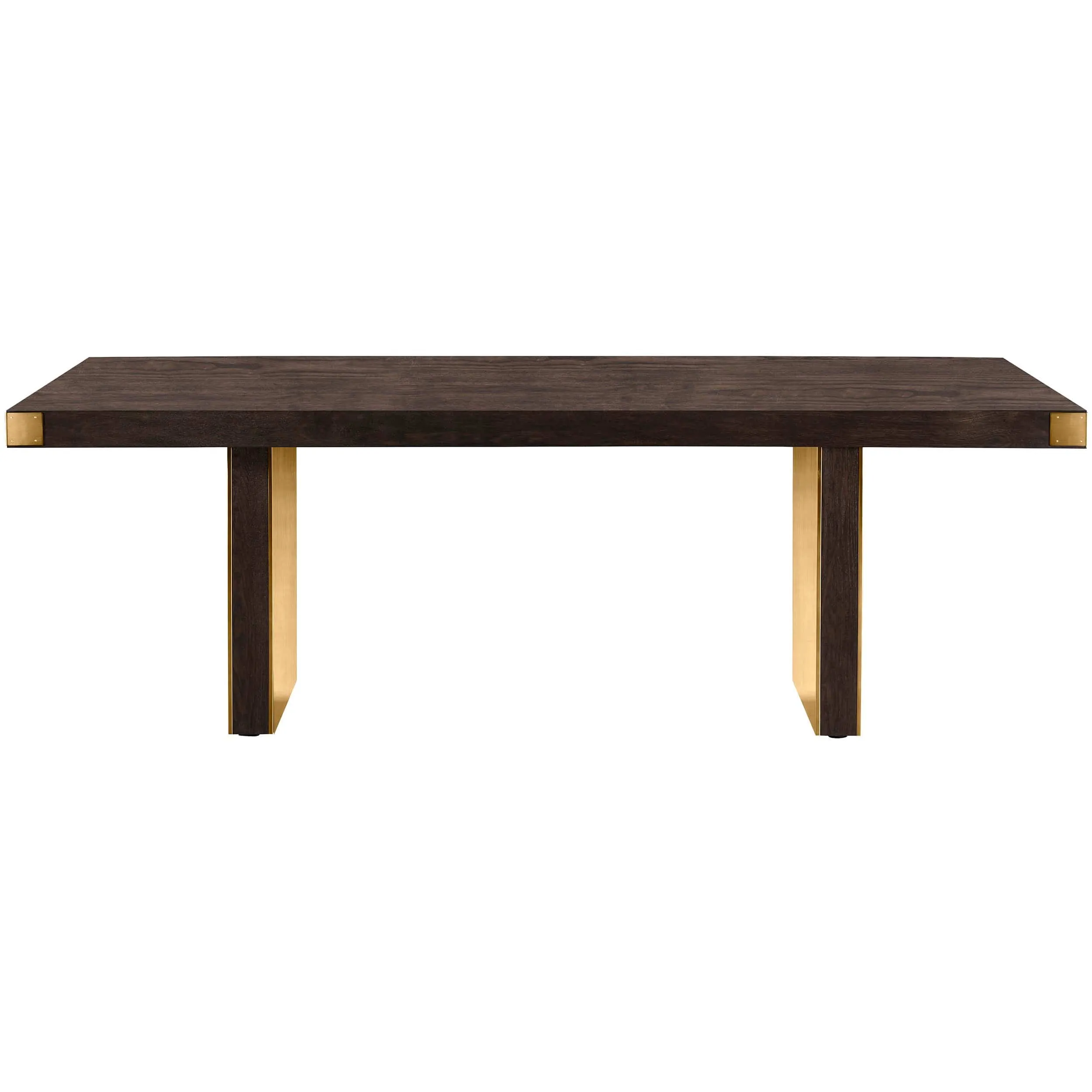 Selena Rectangular Dining Table, Chocolate Brown