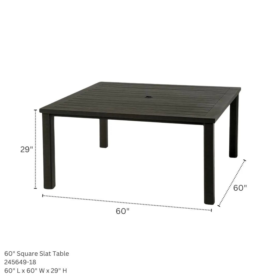 Sherwood 60" Square Dining Table