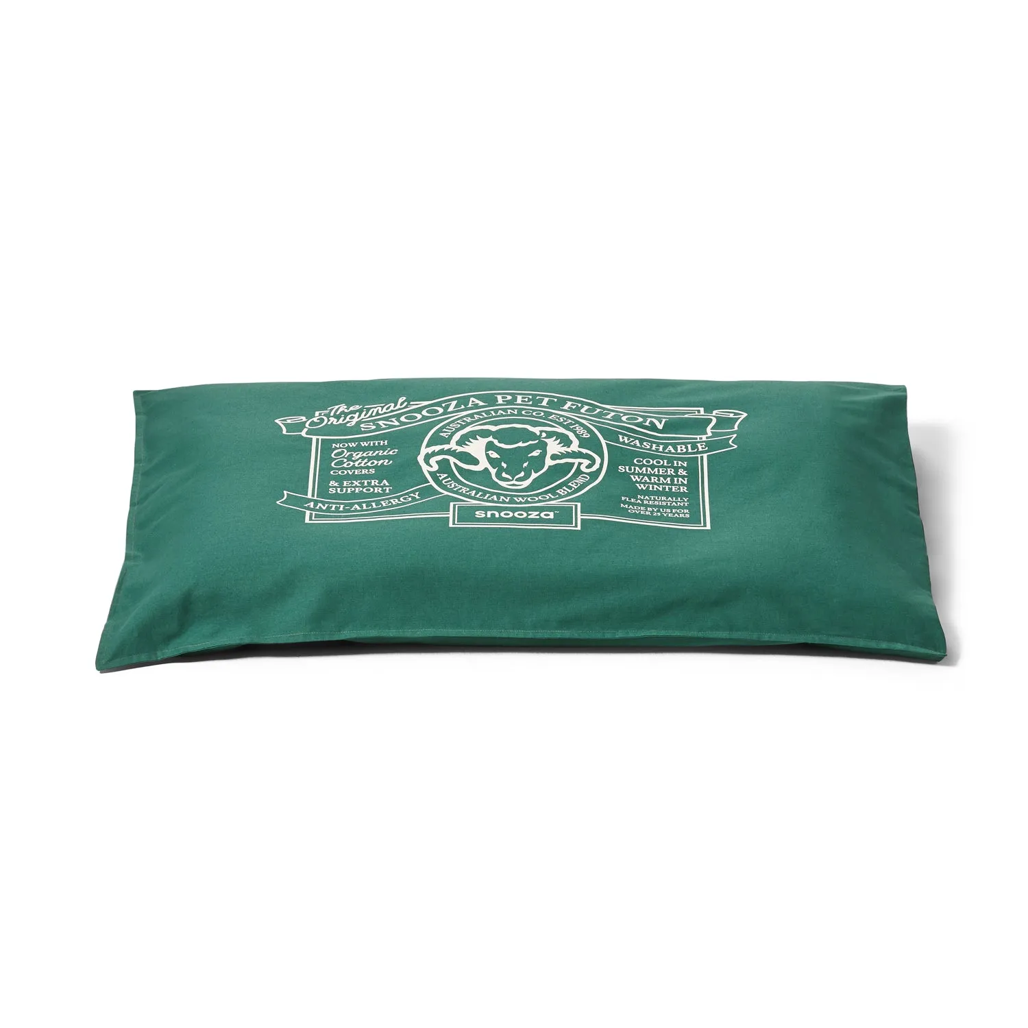 Snooza Organic Pet Futon Green