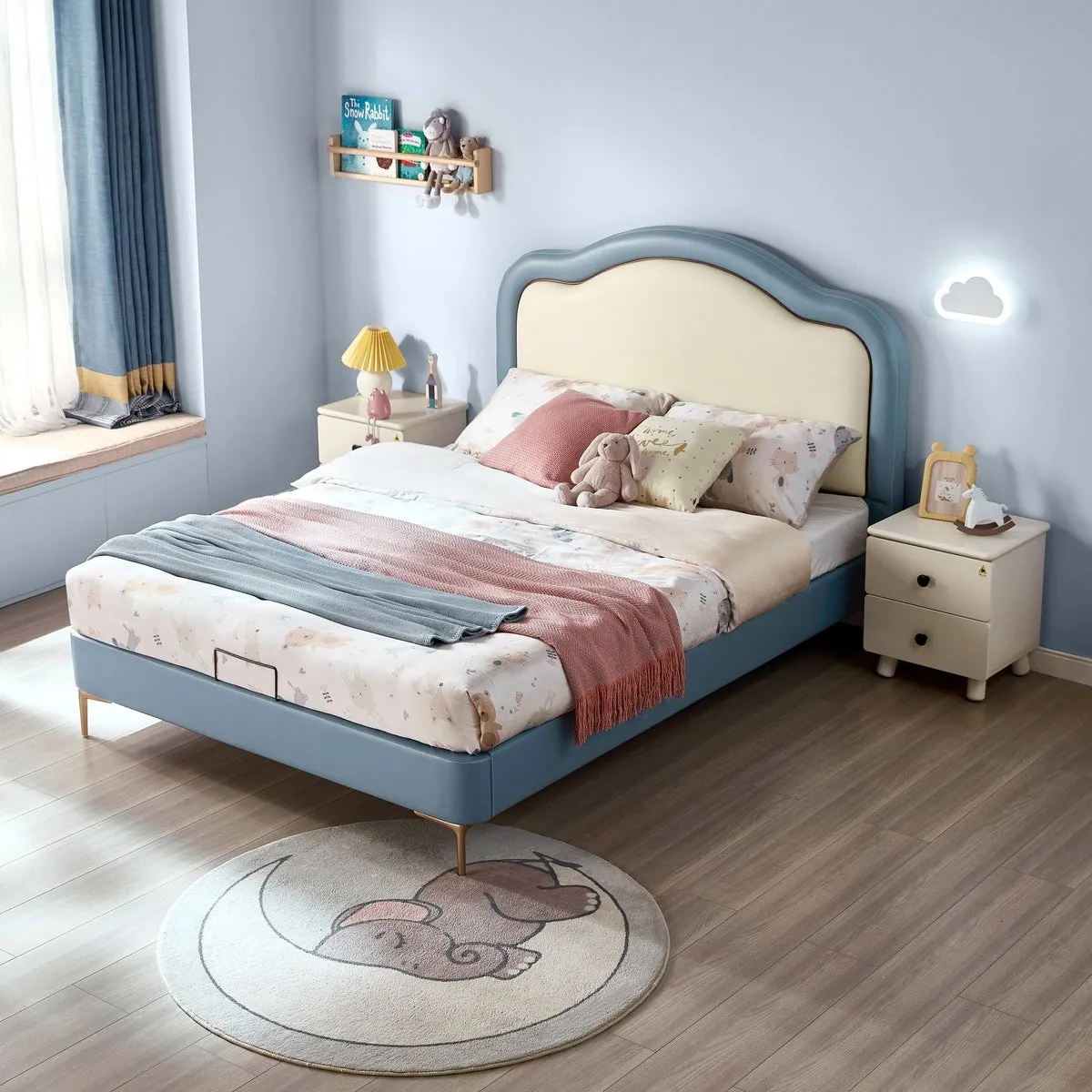 Soft-Padded Cloud Bed with Mattress