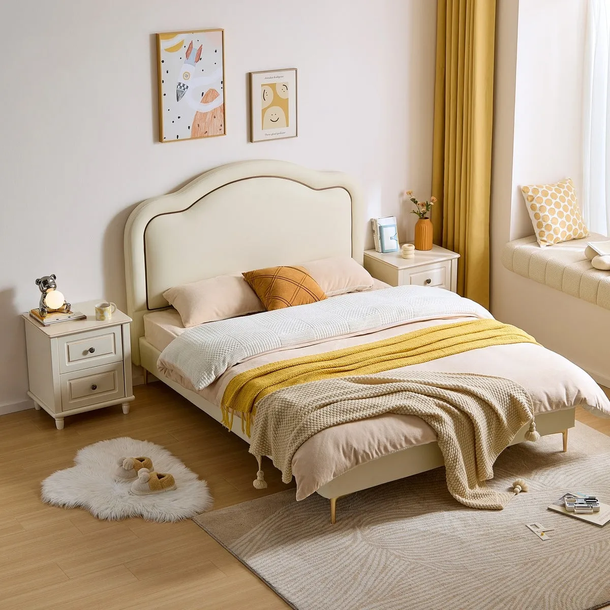 Soft-Padded Cloud Bed with Mattress