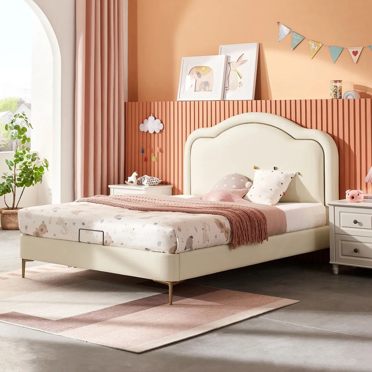 Soft-Padded Cloud Bed with Mattress