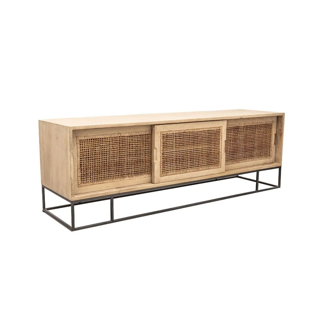 Soho TV Cabinet | Black/Natural