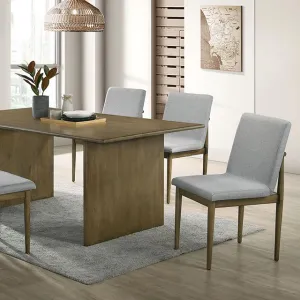 ST GALLEN Dining Table, Natural Tone/Light Gray