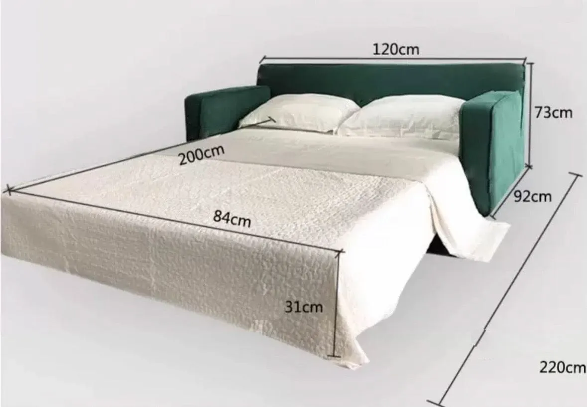 Tasha Foldable Sofa Bed with Mattress