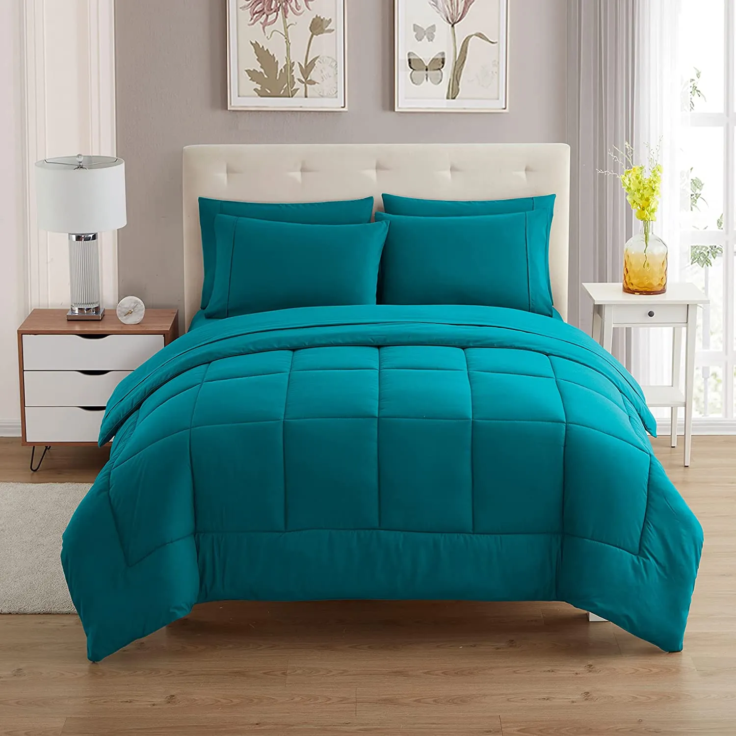 Teal Study Bed Set