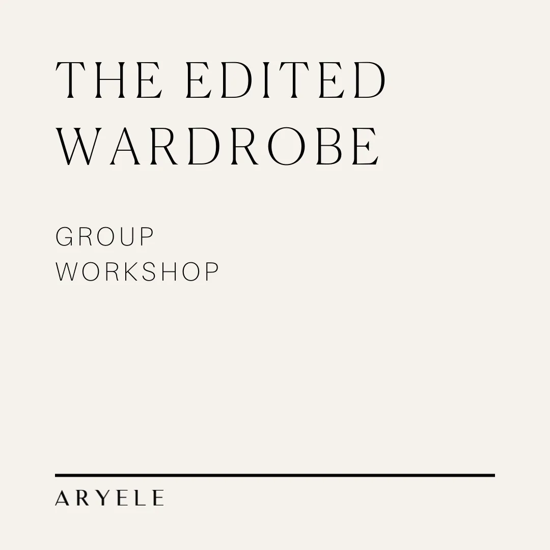 The Edited Wardrobe Group Workshop